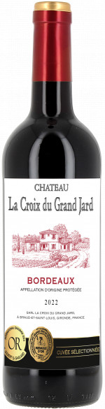 Chateau La Croix Du Grand Jard Bordeaux 2022 Red