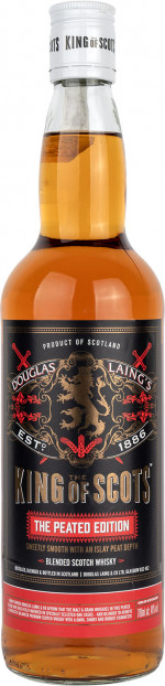 THE KING OF SCOTS PEATED BLENDED WHISKY 0,7 40%