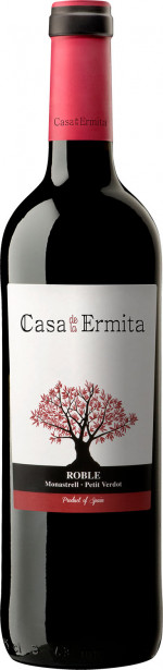 CASA DE LA ERMITA ROBLE 2022 MONASTREL-PETIT VERDOT 0,75L