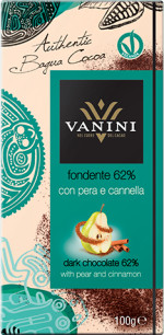 VANINI DARK 62% PEAR & CINNAMON 7179 24-07-26