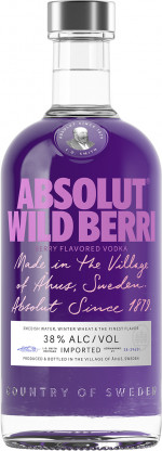 ABSOLUT WILD BERRI 0,7L  38%