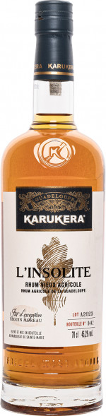 KARUKERA L'INSOLITE RHUM VIEUX AGRICOLE 45,2% 0,7