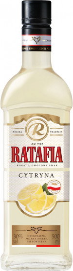 RATAFIA CYTRYNOWA 30%  0,5 L
