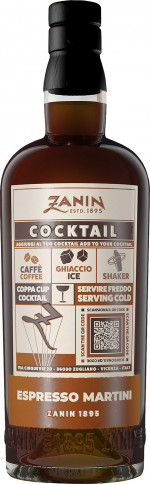 ZANINI COCKTAIL ESPRESSO MARTINI LIQUORE 18% 0,7L