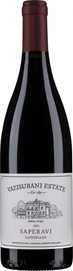 Vazisubani Estate Saperavi Qvevri 14% 0,75 2023