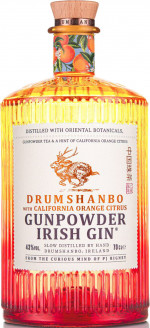 DRUMSHANBO GUNPOWDER IRISH GIN ORANGE 43% 0,7