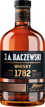 BACZEWSKI WHISKY 0,7L 43 %  TUBA