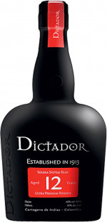 DICTADOR RUM 12'YO 40% 0,7L goly