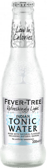 FEVER TREE, NATURALLY LIGHT TONIC WATER 0,2L