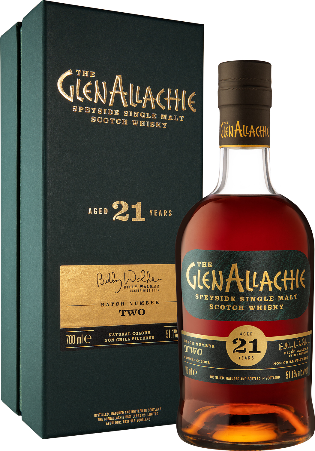 Glenallachie 21YO 51,1 % 0,7 - M&P Alkohole Wina Cygara