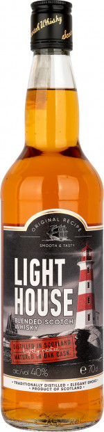 LIGHTHOUSE Blended Whisky 40% LIGHTLY PEATED