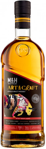 M&H ARTS&CRAFTS STOUT BEER SINGLE MALT 0,7 54%