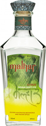 MALHAR CITRUS INDIAN GIN 0,7