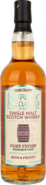 MMD CASK CRAFT BENRINNES PORT FINISH 44,5% 0,7