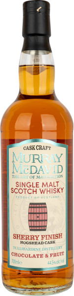 MMD CASK CRAFT TULLIBARDINE SHERRY FINISH 0,7 44,5%