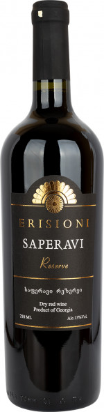 Georgian Legend Erisioni Saperavi Reserve 13% 0,75 2018