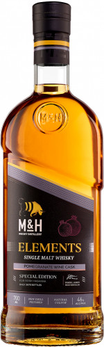 M&H ELEMENTS POMEGRANATE WINE CASK SINGLE MALT 0,7 46%
