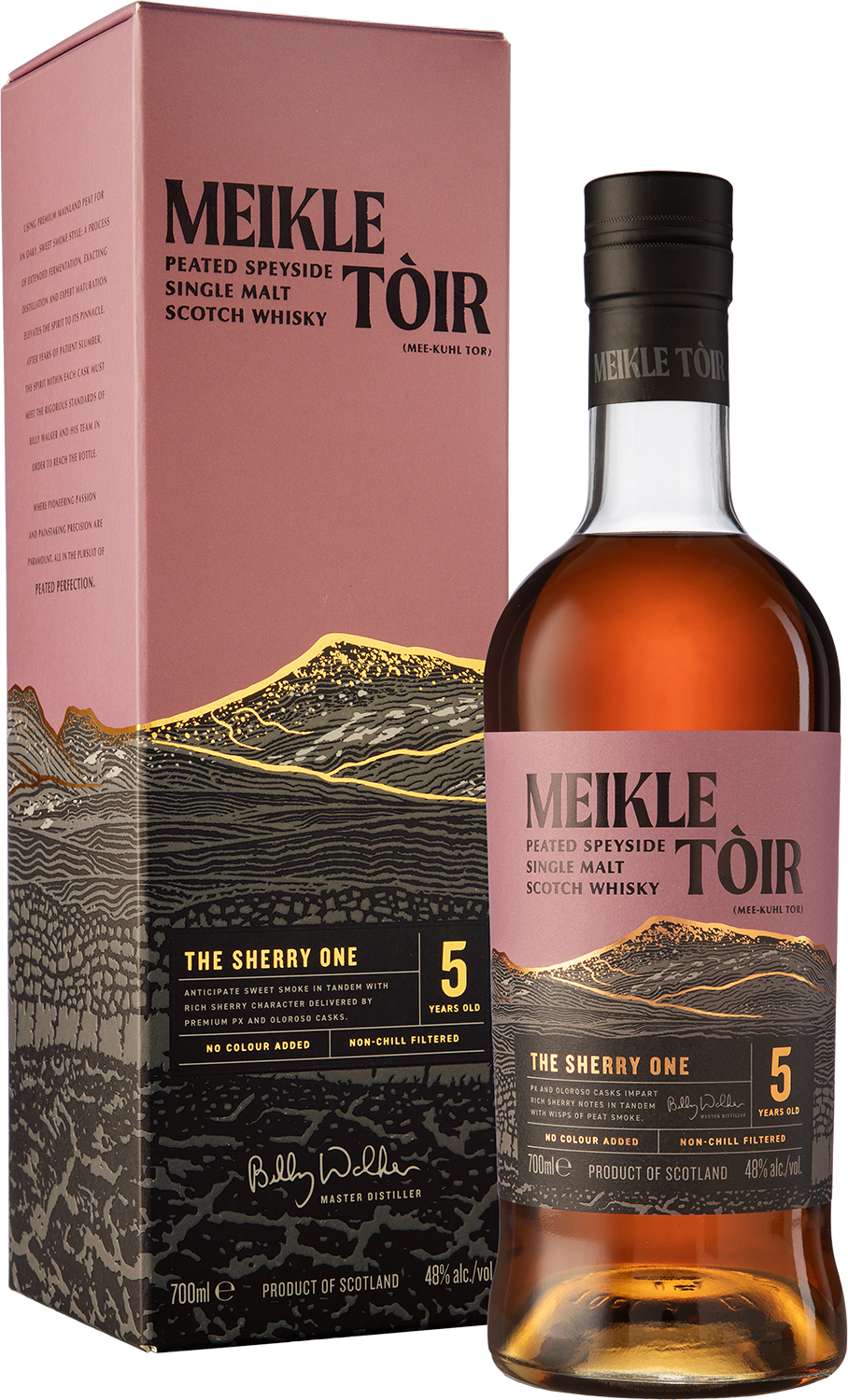 Meikle Toir 5yo The Sherry 48% - M&P Alkohole Wina Cygara