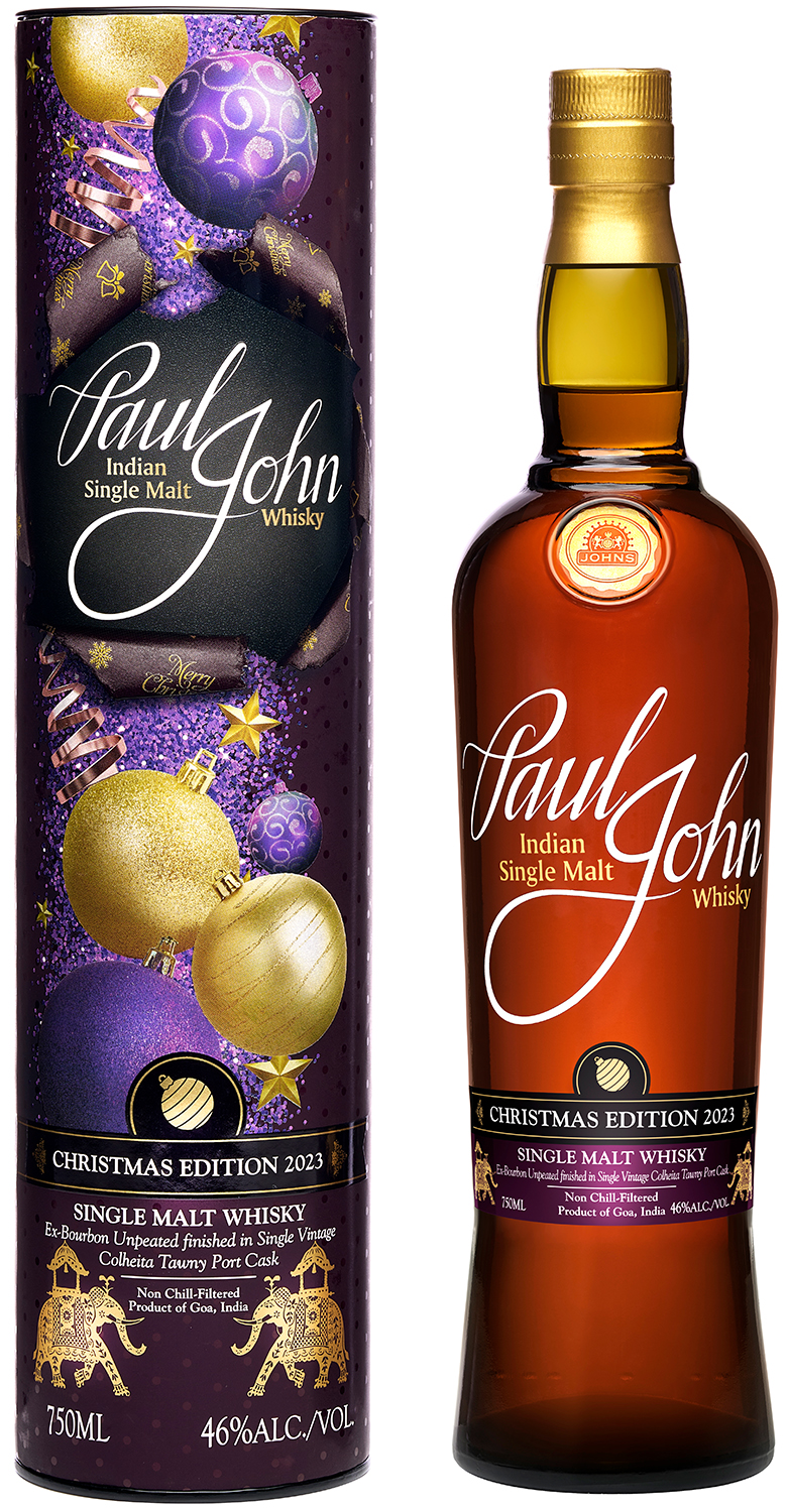 Paul John Single Malt CHRISTMAS ED. 2023 M&P Alkohole Wina Cygara