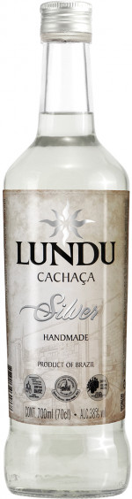 Cachaca Lundu Silver 0,7L 38%