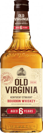 OLD VIRGINIA BOURBON WHISKEY 6 YEARS 40% 0,7