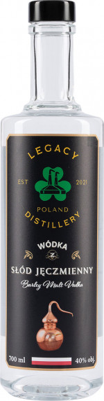 LEGACY WÓDKA ZE SŁODEM JĘCZMIENNYM 0,7 40%