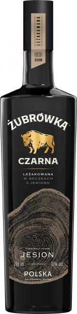 ŻUBRÓWKA CZARNA LEŻAKOWANA JESION 0,7L