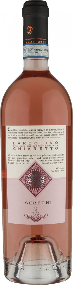 TENUTA VALLESELLE SEREGNI BARDOLINO CHIARETTTO 0,75 ROSE