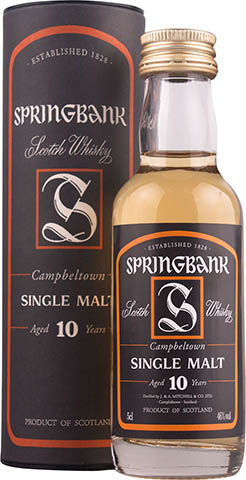 Springbank 10YO Tuba Miniaturka