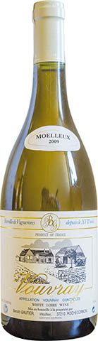 VOUVRAY TRANQUILLE MOELLEUX 0,75 2015 GAUTIER