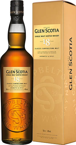 GLEN SCOTIA 18 YO SINGLE MALT 0,7L 46% KARTONIK
