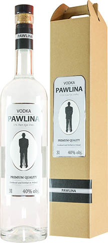 PAWLINA VODKA 3L KARTONIK Z POMPKĄ