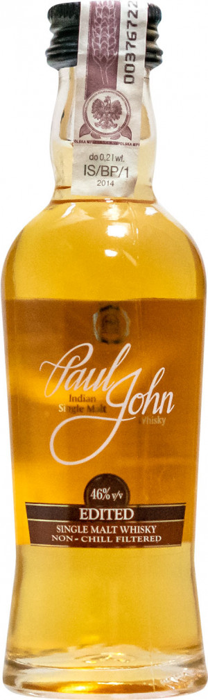 Paul John Single Malt Edited Miniaturka