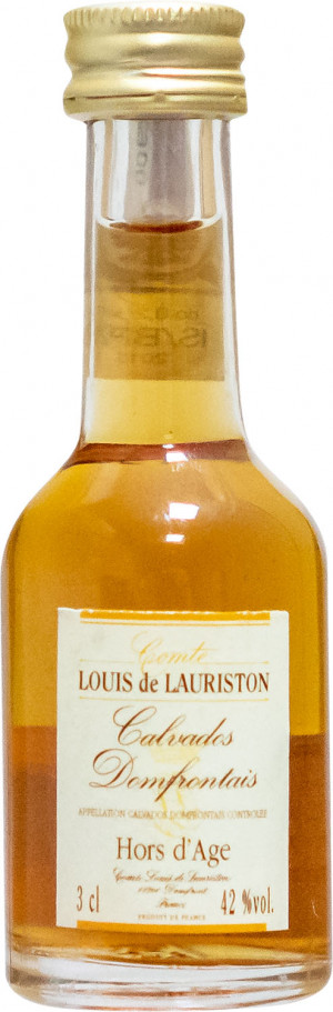 CALVADOS MINI HORS D'AGE LOUIS LAURIS3cl