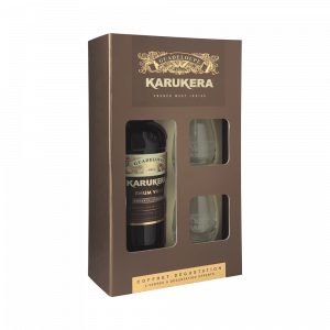 Karukera Rhum Vieux Res Speciale Kartonik + 2 Szklanki