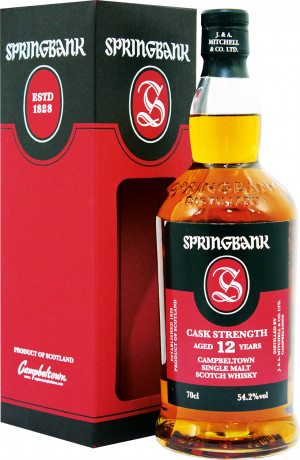 SPRINGBANK 12YO 0,7L CASK STRENGTH 56,2%
