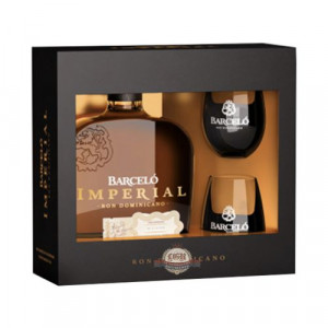 Ron Barcelo Imperial 0,7 + 2 szklanki