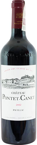 Chateau Pontet Canet 2012