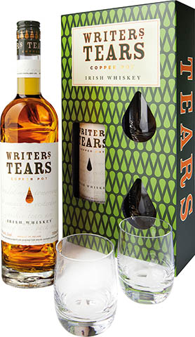 Writers Tears Copper Pot + 2 kieliszki
