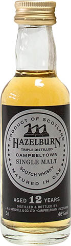 Hazelburn 12 YO Miniaturka