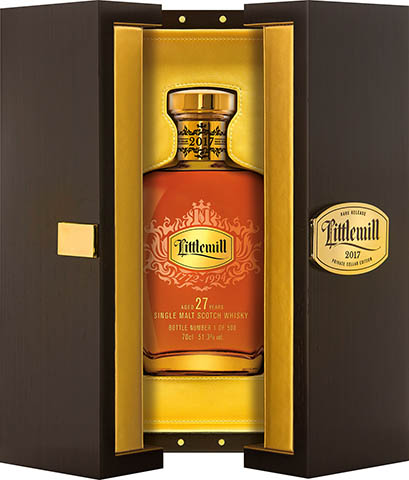 Littlemill Single Malt 27 YO + Mini 0,05 L Skrzynka