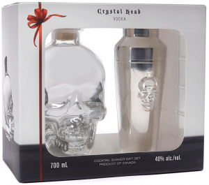 Crystal Head Vodka + Shaker