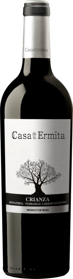 CASA DE LA ERMITA CRIANZA 2017 MONASTREL-CAB SAUV-SYRAH 0,75
