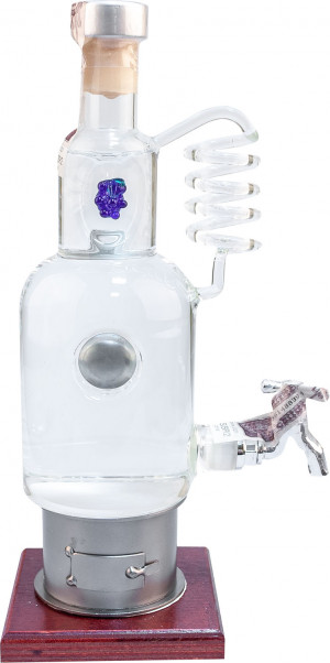 BUTELKA LOARA Z GUZIKIEM SPIRALA 0,35L W GRAPPA